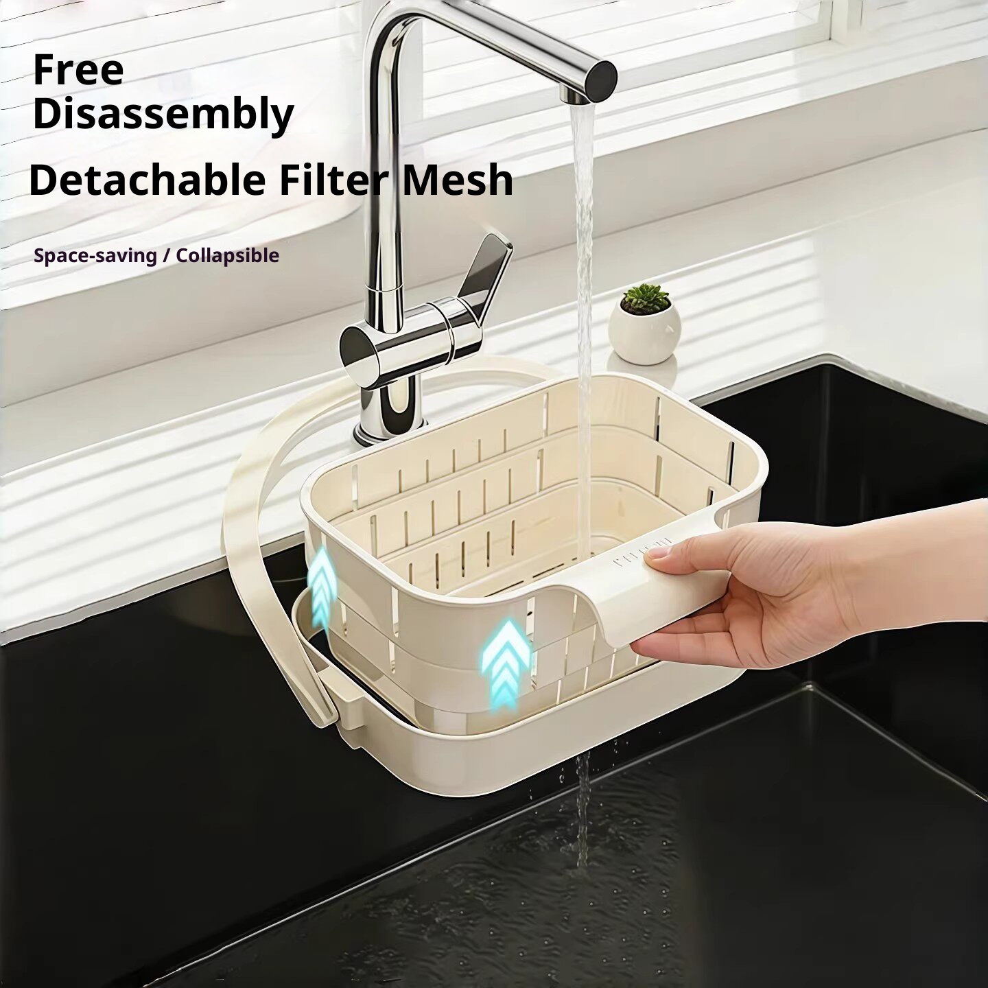 Складная корзина-фильтр для ра – обзор и цена Kitchen Hanging Gadgets