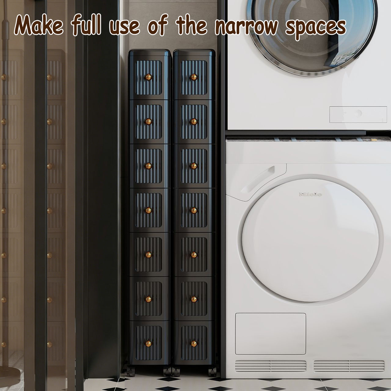 Узкий выдвижной шкаф для хране – обзор и цена Kitchen Gadgets Storage